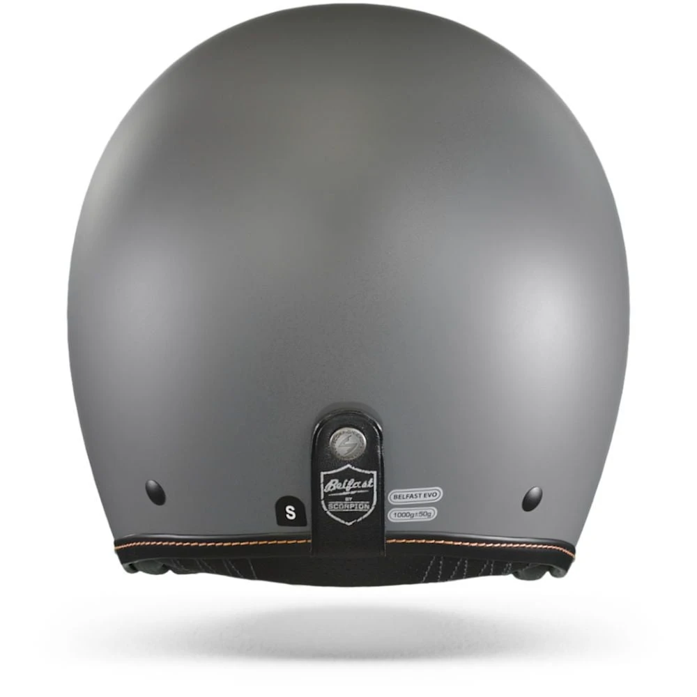 Scorpion Belfast Evo Matt Cement Grey Jet Helmet - Image 5