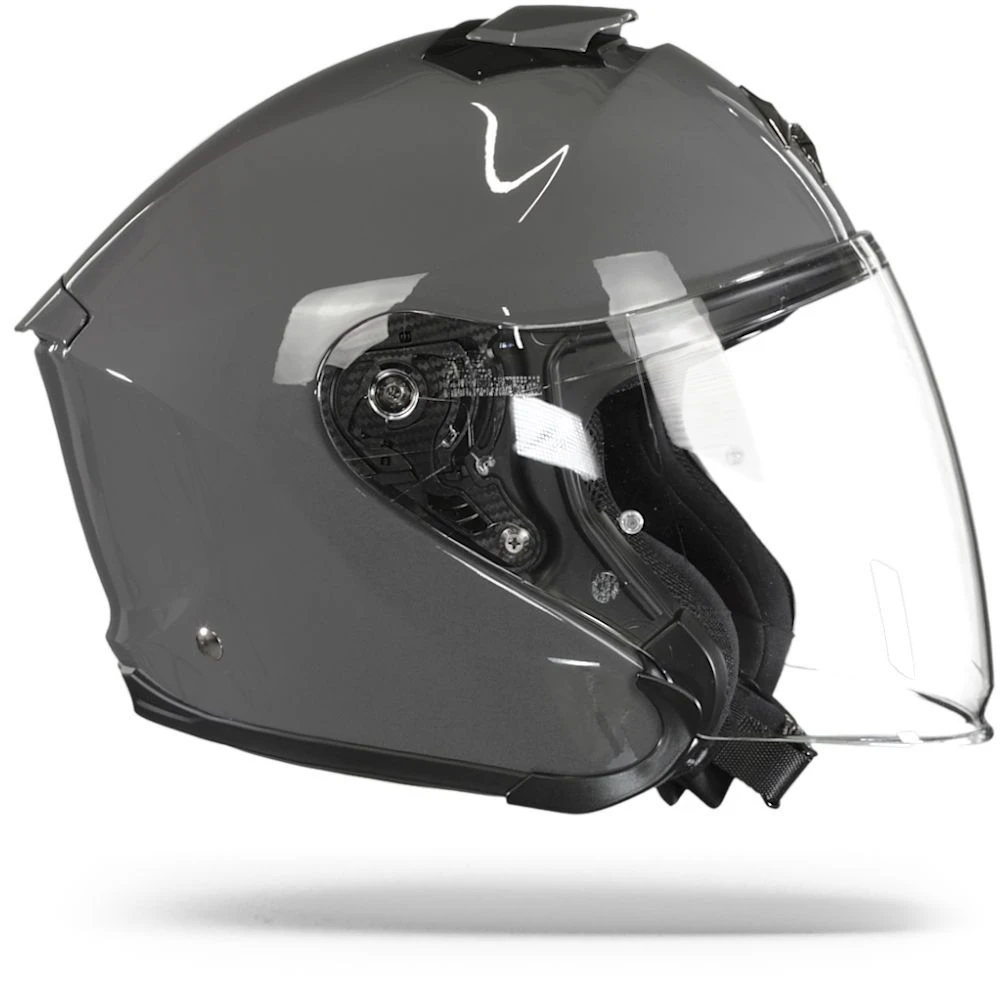 Scorpion EXO-S1 Solid Cement Grey Jet Helmet - Image 4
