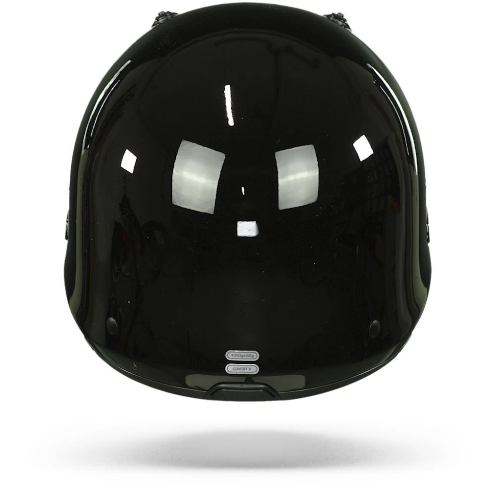 Scorpion Covert-X Tanker Black-Red Jet Helmet - Image 5