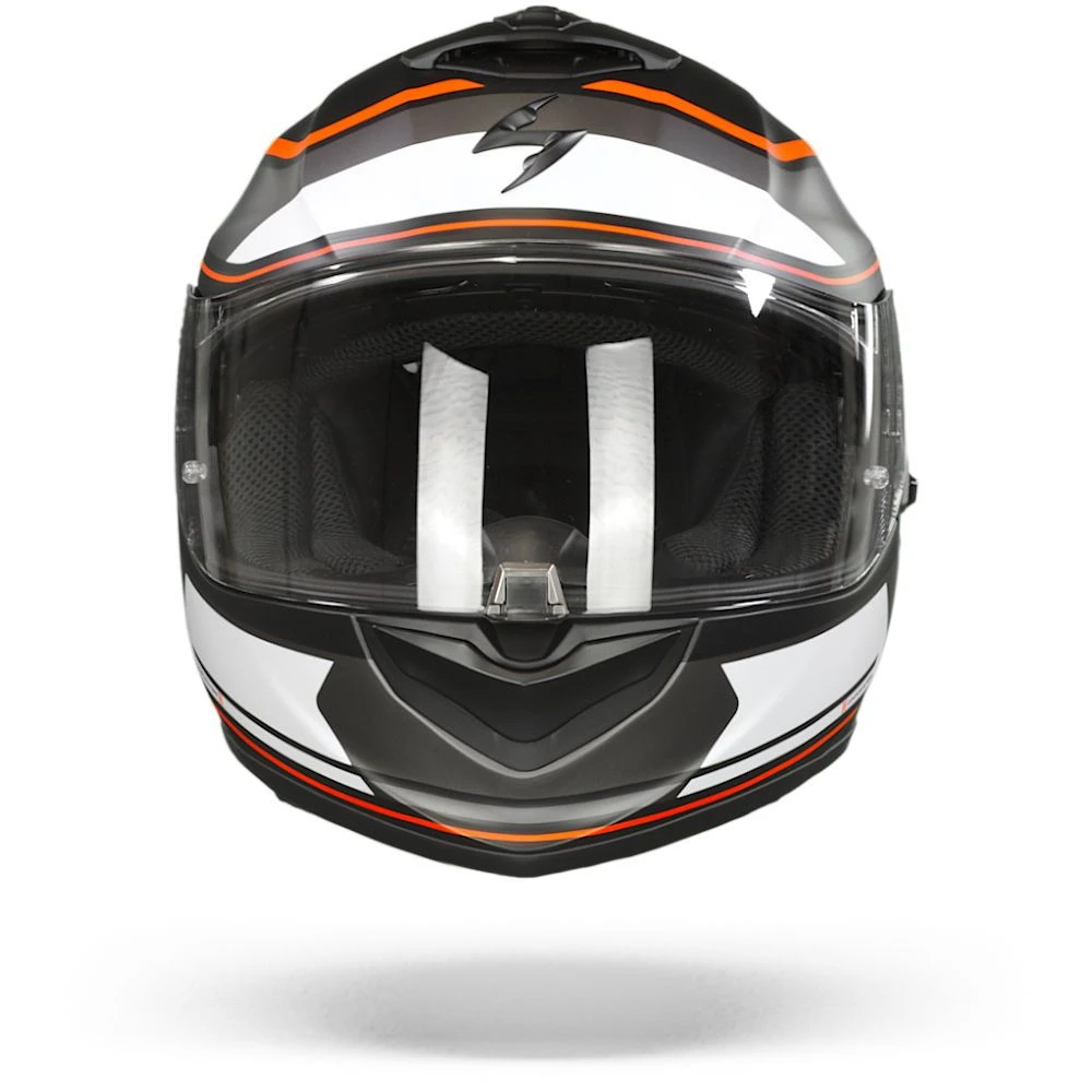 Scorpion EXO-1400 Air Vittoria Matt Black-White Full Face Helmet - Image 2