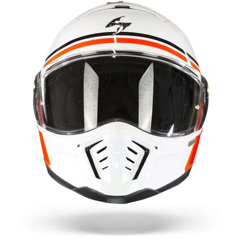 Scorpion EXO-HX1 Nostalgia White-Red-Black Full Face Helmet - Image 2