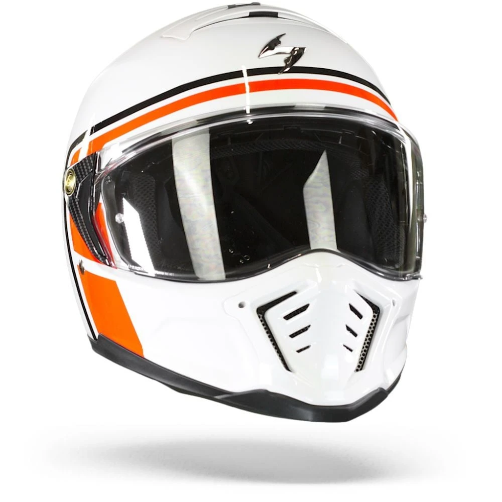 Scorpion EXO-HX1 Nostalgia White-Red-Black Full Face Helmet - Image 3