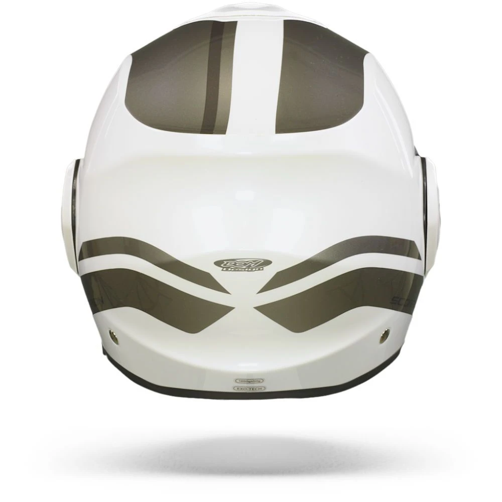 Scorpion EXO-Tech Forza Pearl White-Silver Modular Helmet - Image 5