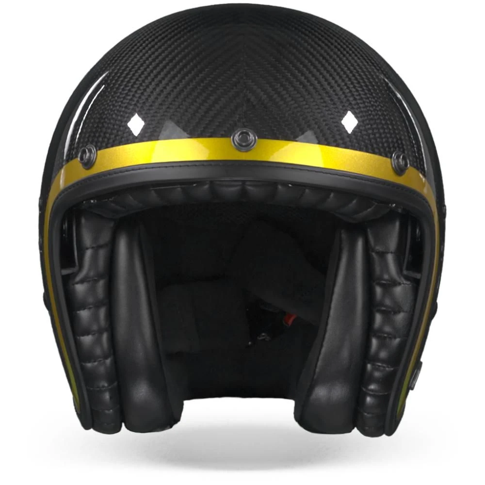 Scorpion Belfast Carbon Lofty Gold Jet Helmet - Image 2