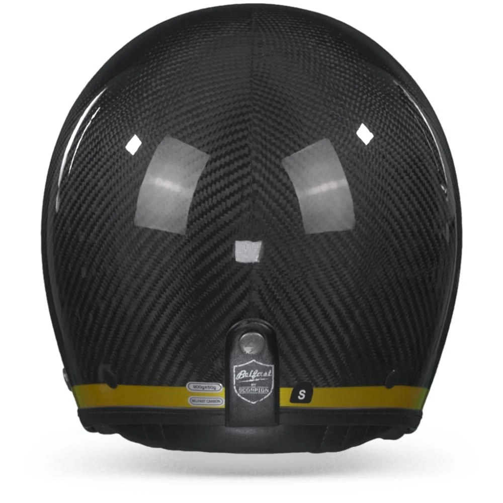 Scorpion Belfast Carbon Lofty Gold Jet Helmet - Image 5