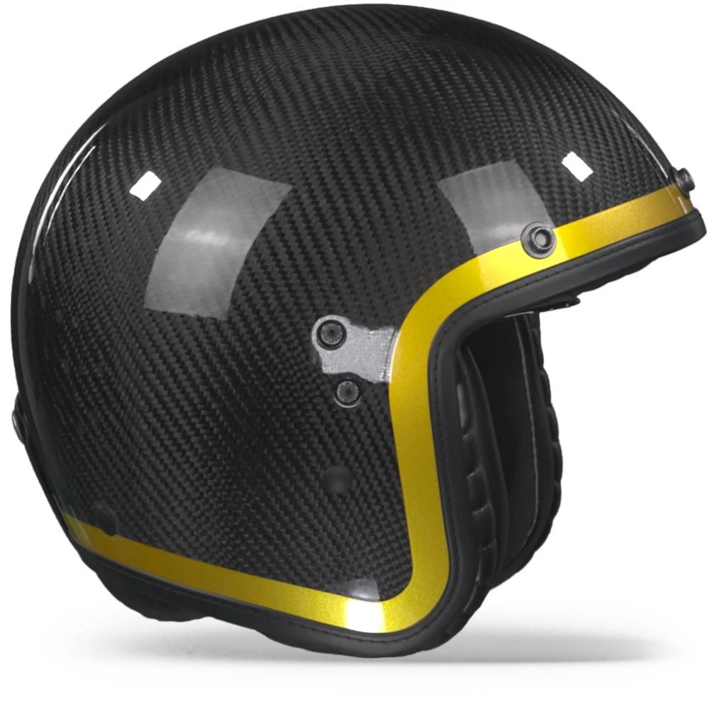 Scorpion Belfast Carbon Lofty Gold Jet Helmet - Image 4