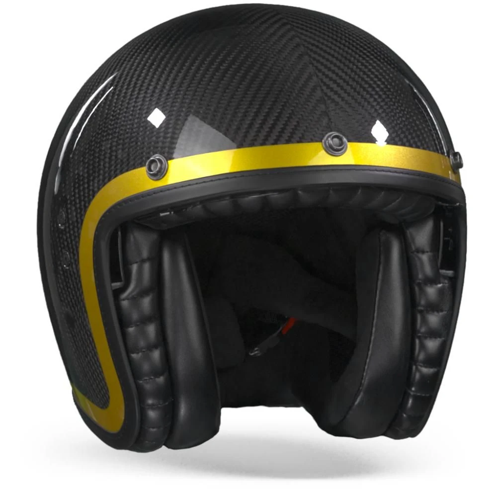 Scorpion Belfast Carbon Lofty Gold Jet Helmet - Image 3