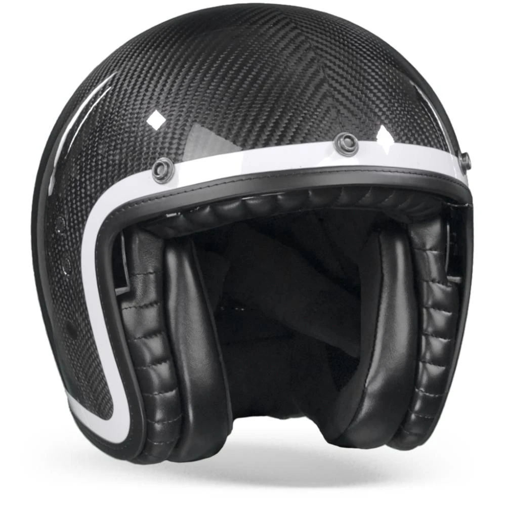 Scorpion Belfast Carbon Lofty White Jet Helmet - Image 3