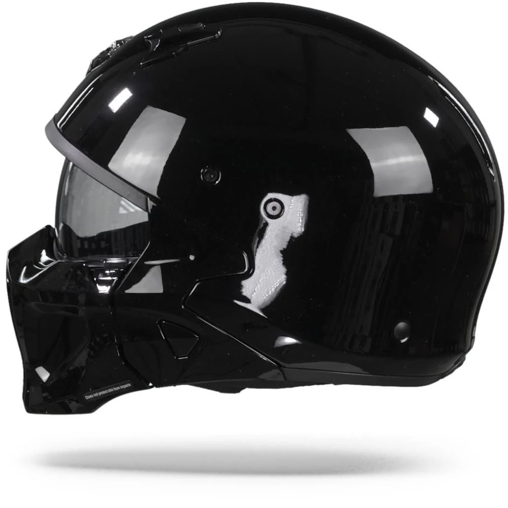 Scorpion Covert-X Solid Black Jet Helmet - Image 6