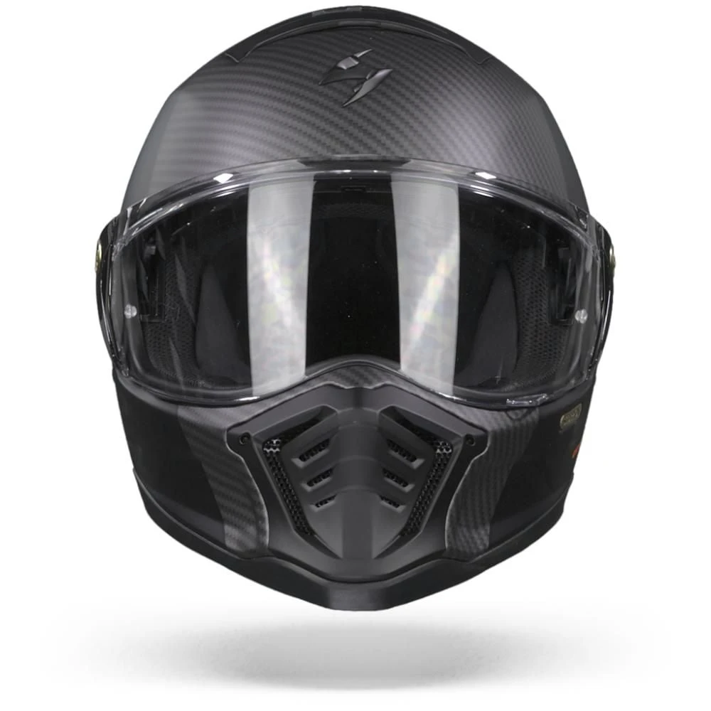 Scorpion EXO-HX1 Hostium Matt Black Silver Full Face Helmet - Image 2