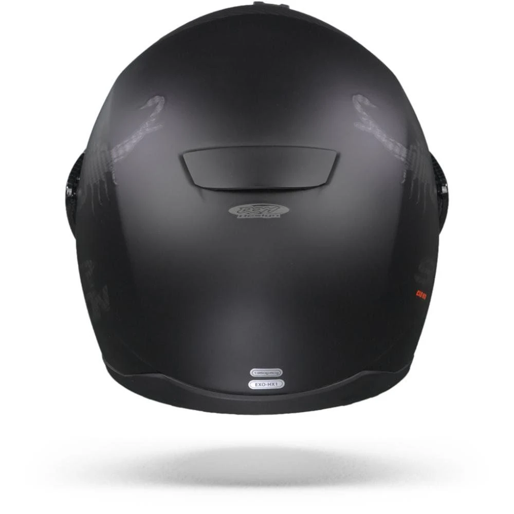 Scorpion EXO-HX1 Hostium Matt Black Silver Full Face Helmet - Image 5