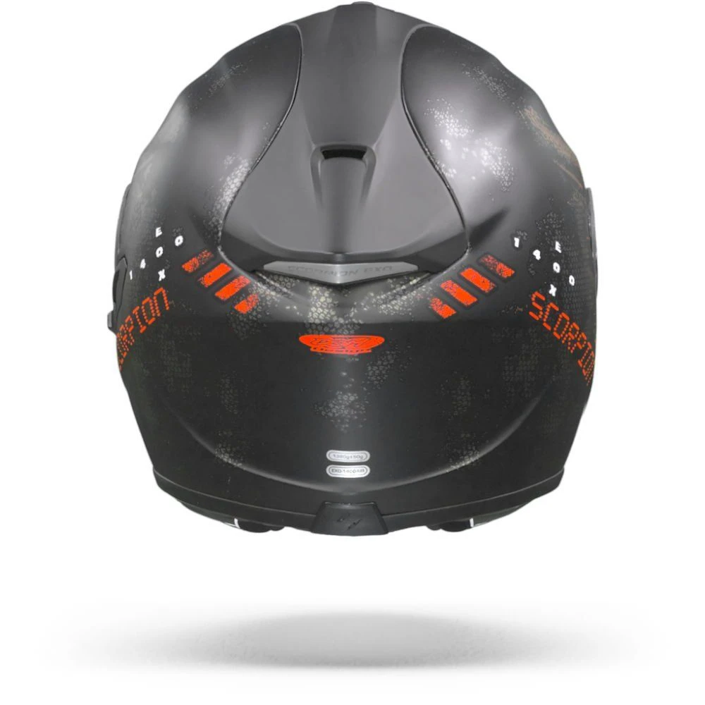 Scorpion EXO-1400 Air Asio Matt Black Red Full Face Helmet - Image 5