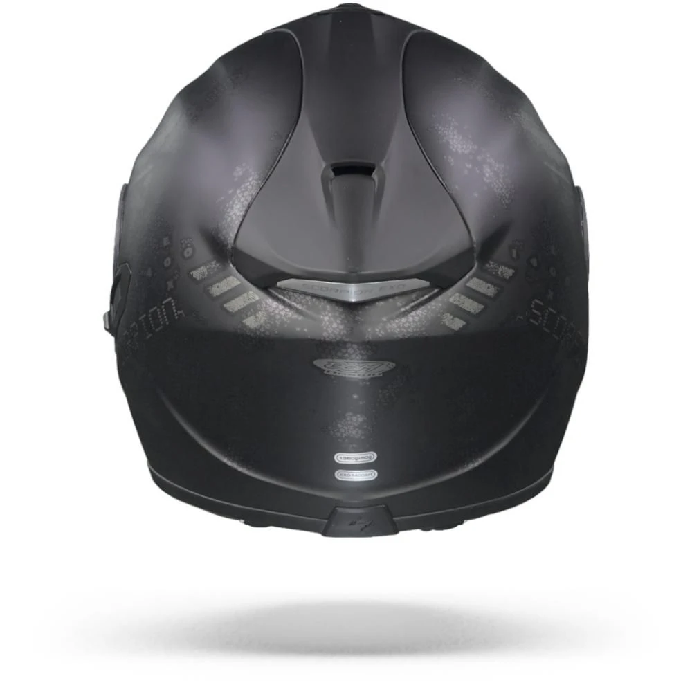 Scorpion EXO-1400 Air Asio Matt Black Silver Full Face Helmet - Image 6