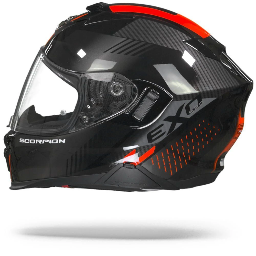 Scorpion EXO-520 Air Laten Black Red Full Face Helmet - Image 6