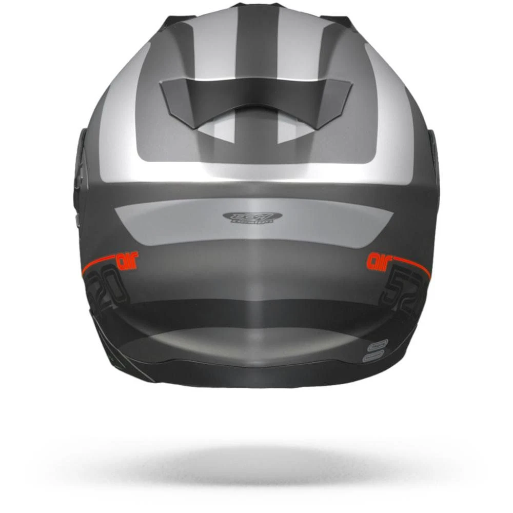 Scorpion EXO-520 Air Lemans Matt Silver Red Full Face Helmet - Image 6