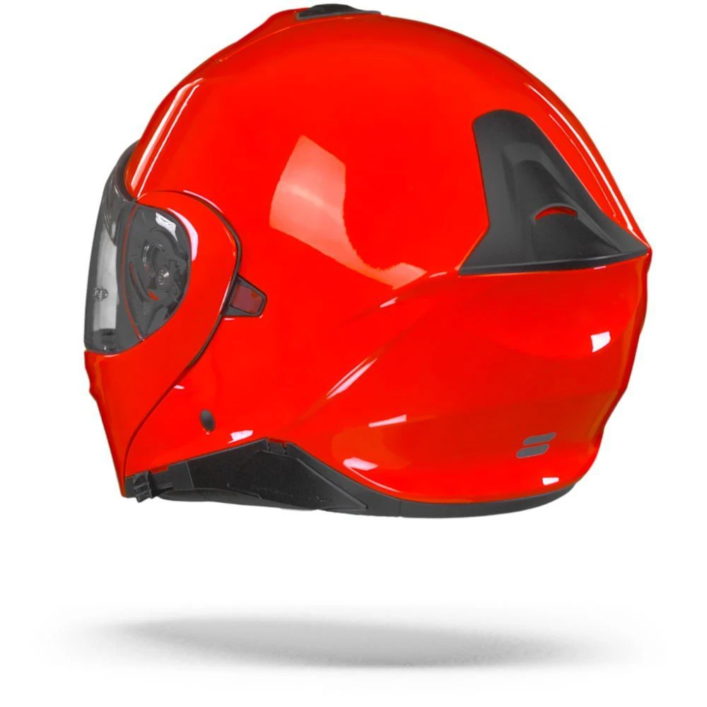 Scorpion EXO-930 Solid Neon Red Modular Helmet - Image 4