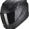 Scorpion EXO-1400 Air Asio Matt Black Silver Full Face Helmet