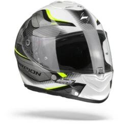 Scorpion EXO-1400 Air Attune White Neon Yellow Full Face Helmet