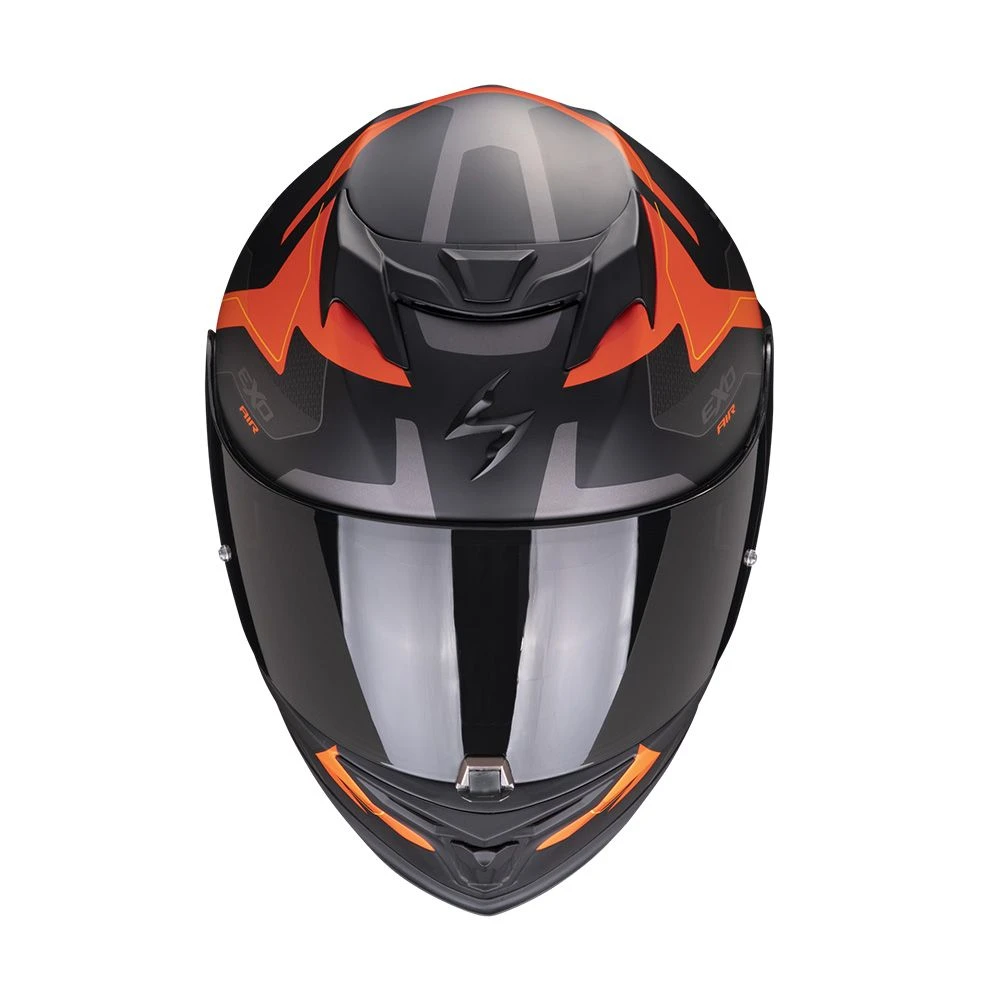 Scorpion Exo-520 Evo Air Elan Matt Black-Orange - Image 2