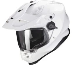Scorpion ADF-9000 Air Solid Pearl White Adventure Helmet