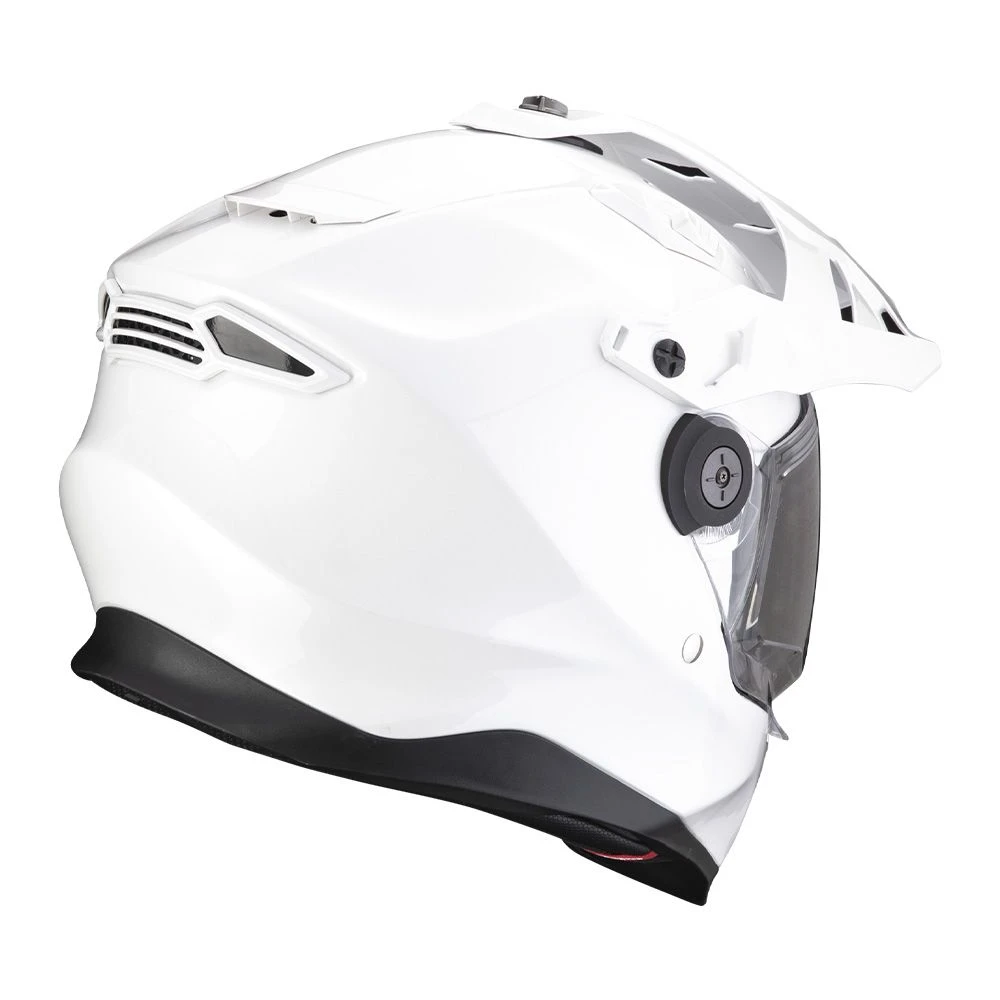 Scorpion ADF-9000 Air Solid Pearl White Adventure Helmet - Image 2
