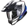 Scorpion ADF-9000 Air Trail Black-Blue-White Adventure Helmet