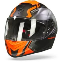 Scorpion EXO-1400 Air Corsa Matt Black-Red Full Face Helmet