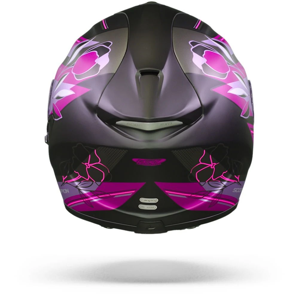 Scorpion EXO-1400 Air Gaia Matt Black-Pink Full Face Helmet - Image 5