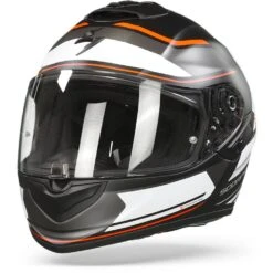 Scorpion EXO-1400 Air Vittoria Matt Black-White Full Face Helmet