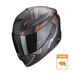 Scorpion Exo-1400 Evo Air Shell Matt Black-Orange