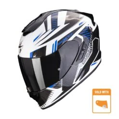 Scorpion Exo-1400 Evo Air Shell White-Blue