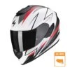 Scorpion Exo-1400 Evo Air Thelios Matt White-Red