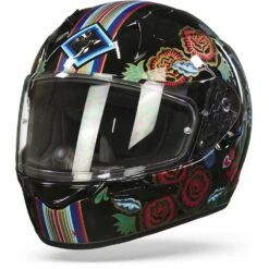 Scorpion EXO-390 Chica II Black Blue Red Full Face Helmet