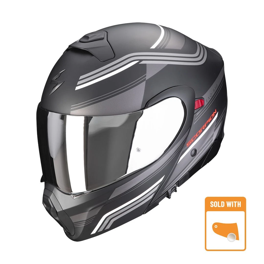 Scorpion Exo-930 Multi Matt Black-Silver