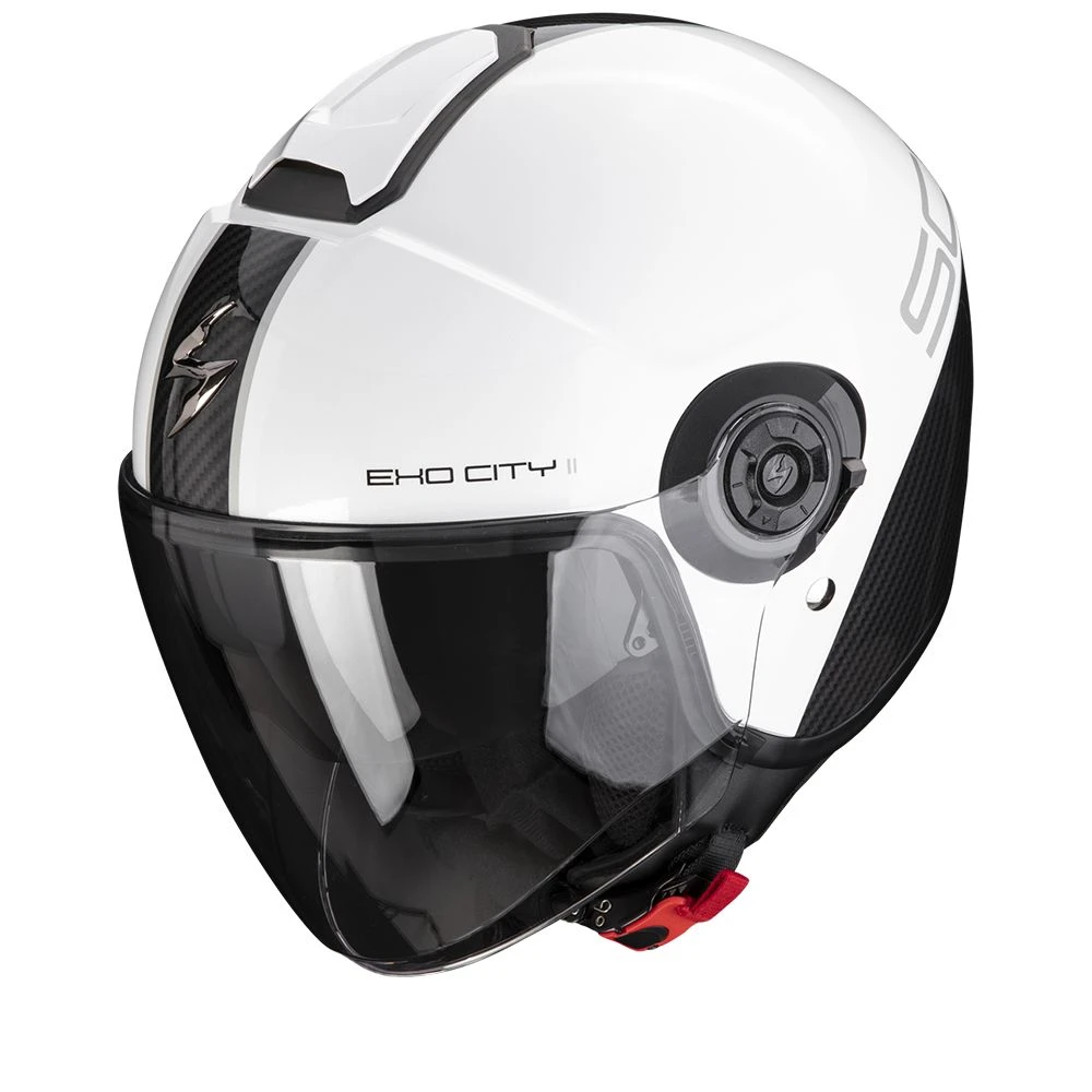 Scorpion Exo-City II Carbo White-Black