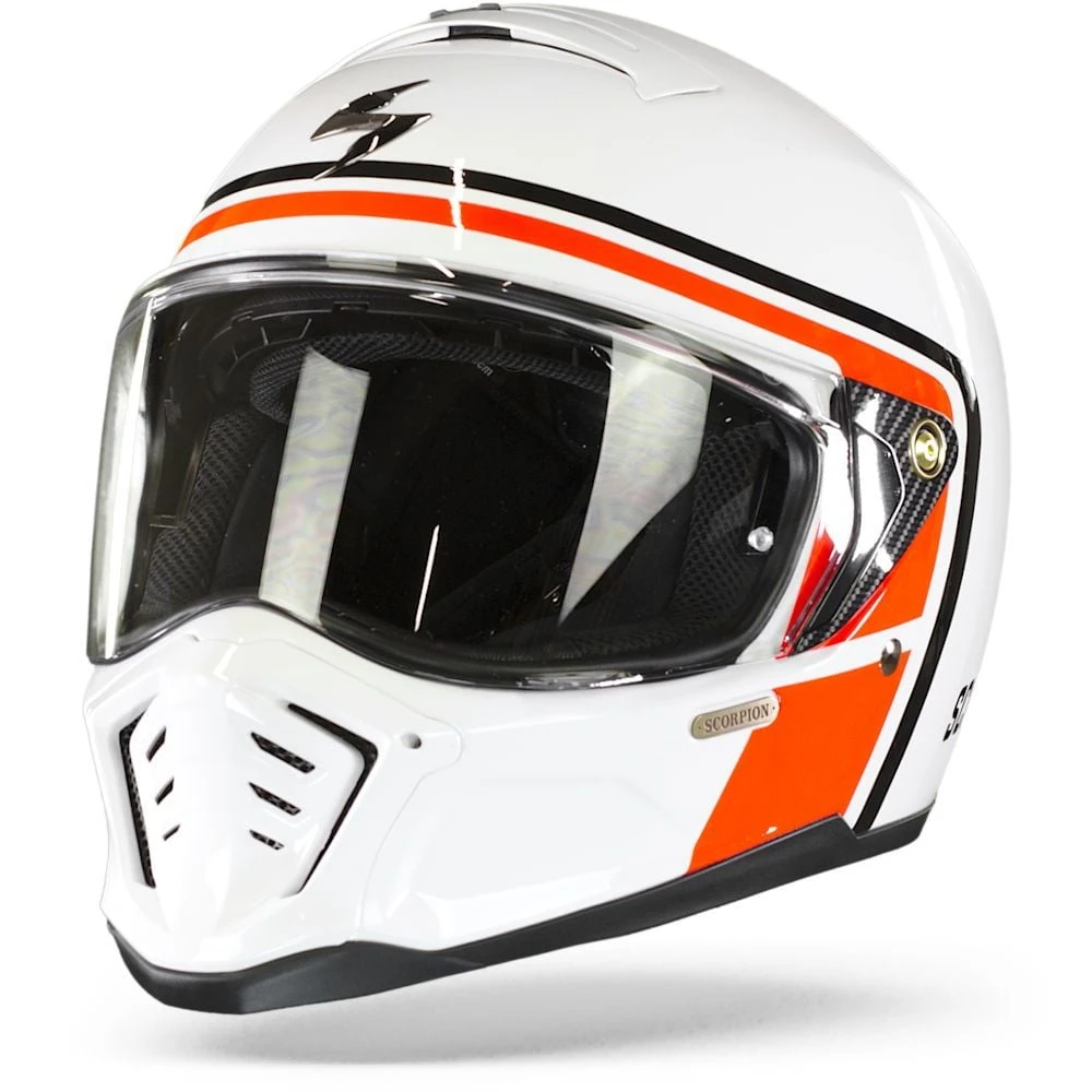 Scorpion EXO-HX1 Nostalgia White-Red-Black Full Face Helmet