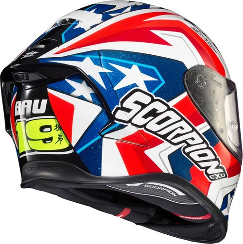 Scorpion EXO-R1 Air Alvaro Bautista Laguna Seca Helmet - Image 3