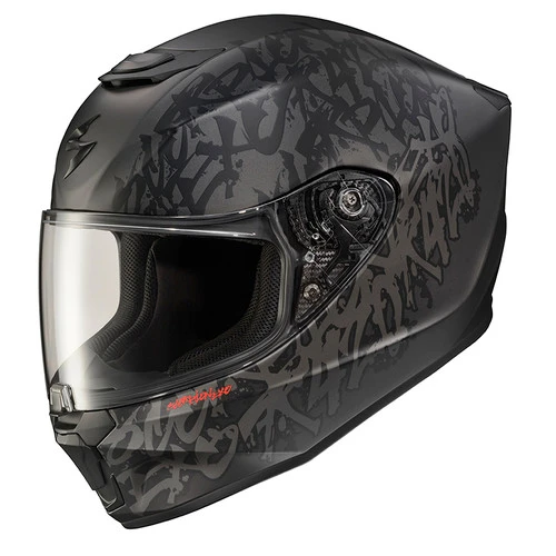 Scorpion EXO-R420 Grunge Helmet - Image 2