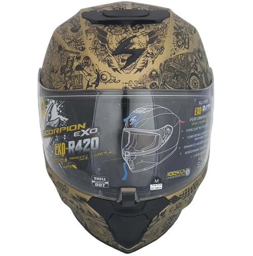 Scorpion EXO-R420 Shake Helmet - Image 7
