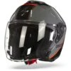 Scorpion EXO-S1 Essence Cement Grey-Black-Red Jet Helmet