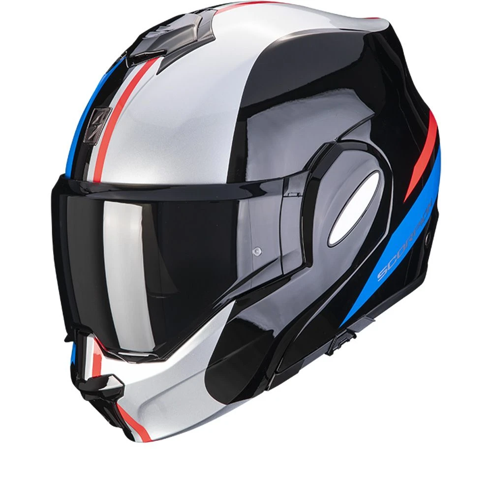 Scorpion Exo-Tech Evo Forza Black-Silver-Red