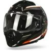 Scorpion EXO-930 Navig Metal Black-Red Modular Helmet
