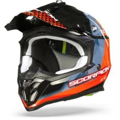 Scorpion VX-16 Air Gem Black-Red Offroad Helmet