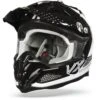 Scorpion VX-22 Air Ares White-Black-Neon Yellow Offroad Helmet
