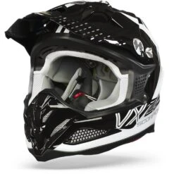 Scorpion VX-22 Air Ares White-Black-Neon Yellow Offroad Helmet