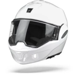 Scorpion EXO-Tech Solid White Modular Helmet