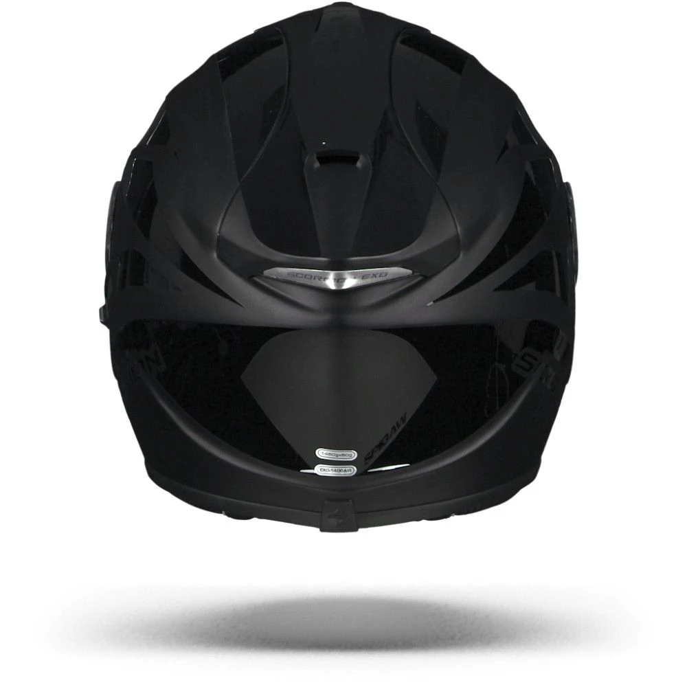 Scorpion EXO-1400 Air Freeway II Matt Black Gloss Black Full Face Helmet - Image 3