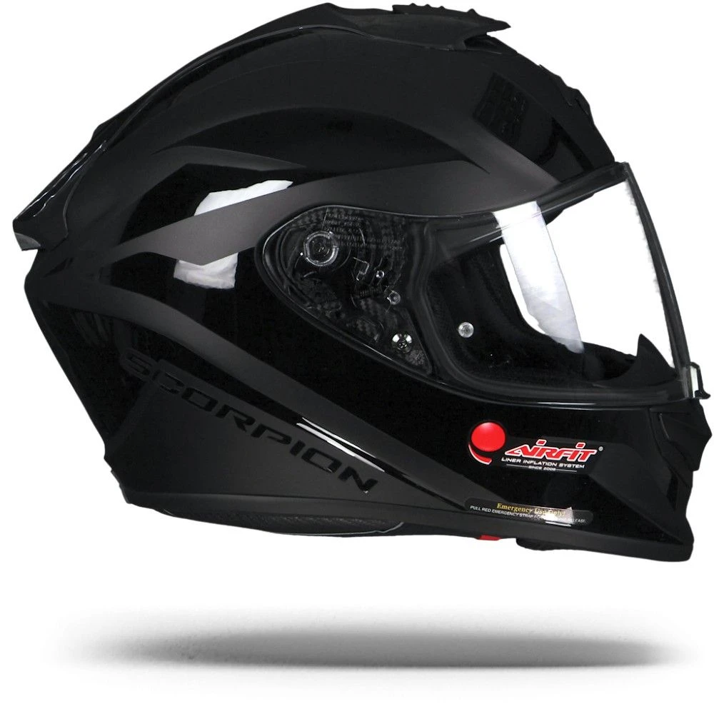 Scorpion EXO-1400 Air Freeway II Matt Black Gloss Black Full Face Helmet - Image 4