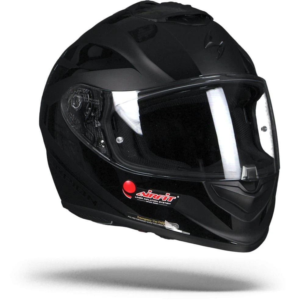Scorpion EXO-1400 Air Freeway II Matt Black Gloss Black Full Face Helmet - Image 5