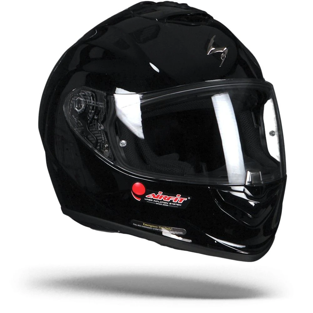 Scorpion EXO-1400 Air Solid Glossy Black Full Face Helmet - Image 5